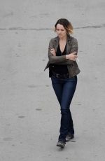 RACHEL MCADAMS on the Set of True Detective in Los Angeles 2702