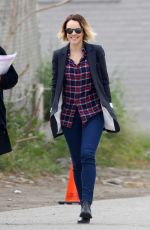 RACHEL MCADAMS on the Set of True Detective in Los Angeles 2702