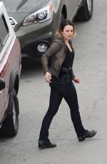 RACHEL MCADAMS on the Set of True Detective in Los Angeles 2702