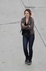 RACHEL MCADAMS on the Set of True Detective in Los Angeles 2702