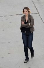 RACHEL MCADAMS on the Set of True Detective in Los Angeles 2702