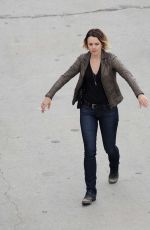 RACHEL MCADAMS on the Set of True Detective in Los Angeles 2702