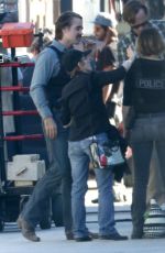 RACHEL MCADAMS on the Set of True Detective in Los Angeles