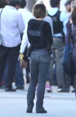 RACHEL MCADAMS on the Set of True Detective in Los Angeles