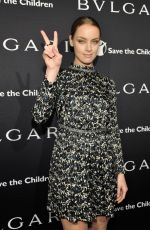 RACHEL SKARSTEN at Bvlgari and Save the Children stop. think. give. Pre-oscar Gala in Beverly Hills