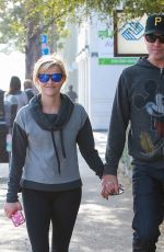 REESE WITHERSPOON in Leggings Out and About in Santa Monica 0602