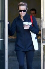 REESE WITHERSPOON in Spandex Out and About in Brentwood