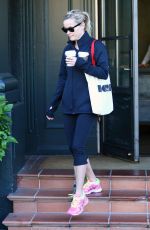 REESE WITHERSPOON in Spandex Out and About in Brentwood