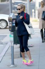 REESE WITHERSPOON in Spandex Out and About in Brentwood