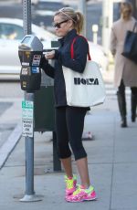 REESE WITHERSPOON in Spandex Out and About in Brentwood