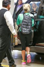 REESE WITHERSPOON in Tights Leaves a Gym in Santa Monica 2002