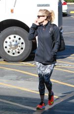 REESE WITHERSPOON in Tights Out and About in Brentwood 2402