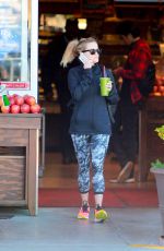 REESE WITHERSPOON in Tights Out and About in Brentwood 2402