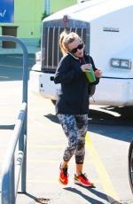 REESE WITHERSPOON in Tights Out and About in Brentwood 2402
