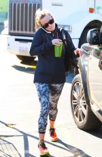 REESE WITHERSPOON in Tights Out and About in Brentwood 2402