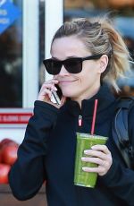 REESE WITHERSPOON in Tights Out and About in Brentwood 2402