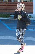 REESE WITHERSPOON in Tights Out and About in Brentwood 2402