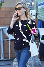 REESE WITHERSPOON Out Shopping in Brentwood 2402