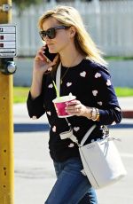 REESE WITHERSPOON Out Shopping in Brentwood 2402