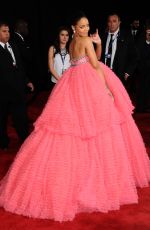RIHANNA at 2015 Grammy Awards in Los Angeles