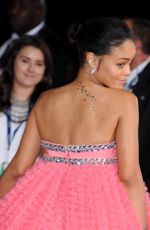 RIHANNA at 2015 Grammy Awards in Los Angeles