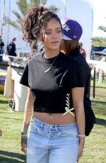 RIHANNA at Directv Super Fan Tailgate in Glendale