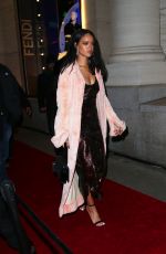 RIHANNA at Fendi New York Flagship Boutique Party at MBFW in New York