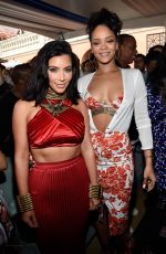 RIHANNA at Roc Nation Grammy Brunch in Beverly Hills