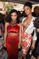RIHANNA at Roc Nation Grammy Brunch in Beverly Hills