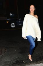 RIHANNA Out for Dinner in New York 1802