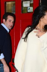 RIHANNA Out for Dinner in New York 1802