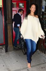 RIHANNA Out for Dinner in New York 1802