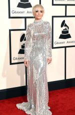 RITA ORA at 2015 Grammy Awards in Los Angeles