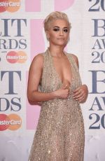 RITA ORA at Brit Awards 2015 in London