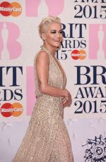 RITA ORA at Brit Awards 2015 in London