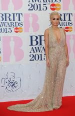 RITA ORA at Brit Awards 2015 in London