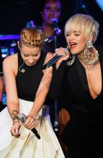 RITA ORA at Pre-grammy Gala and Aalute to Industry Icons in Beverly Hills