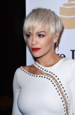 RITA ORA at Pre-grammy Gala and Aalute to Industry Icons in Beverly Hills