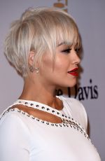 RITA ORA at Pre-grammy Gala and Aalute to Industry Icons in Beverly Hills
