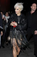 RITA ORA at Warner Music Brit Party in London