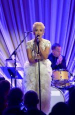 RITA ORA at Weinstein Company’s Academy Awards Nominee Dinner in Los Angeles