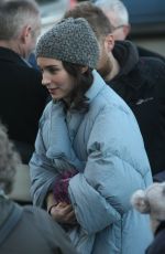 ROONEY MARA on the Set of Secret Scripture in Ireland