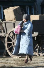 ROONEY MARA on the Set of Secret Scripture in Ireland