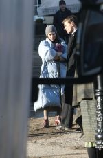 ROONEY MARA on the Set of Secret Scripture in Ireland