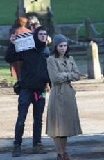 ROONEY MARA on the Set of Secret Scripture in Ireland