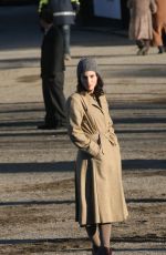 ROONEY MARA on the Set of Secret Scripture in Ireland