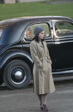 ROONEY MARA on the Set of Secret Scripture in Ireland