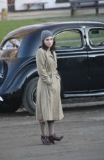 ROONEY MARA on the Set of Secret Scripture in Ireland
