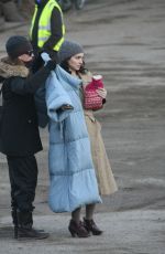 ROONEY MARA on the Set of Secret Scripture in Ireland