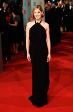 ROSAMUND PIKE at 2015 EE British Academy Film Awards in London